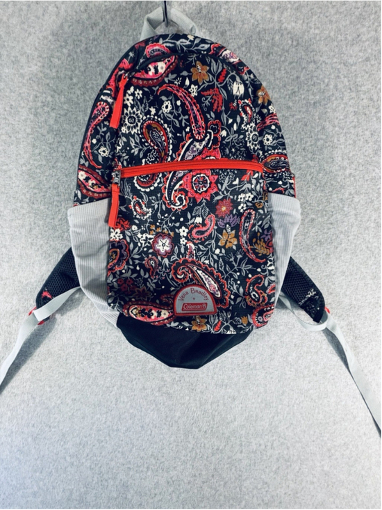 Vera Handbags - Vera Bradley x Coleman Paisley Backpack Floral Travel Hiking Daypack Bag